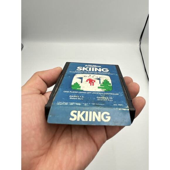 Atari 2600 Skiing Tested Combine Ship - Picture 4 of 4